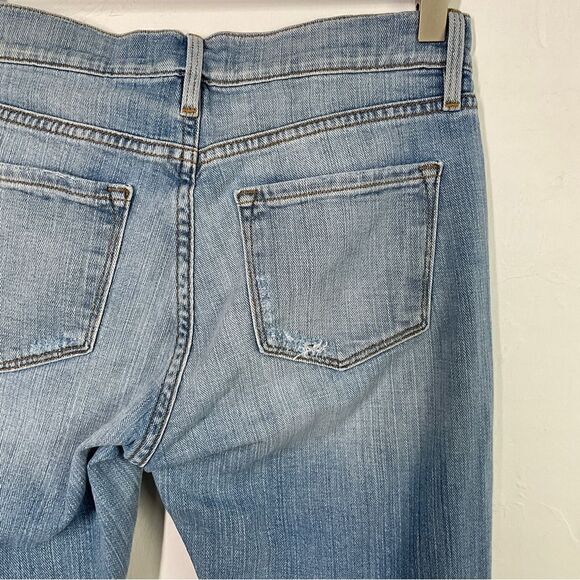 Frame Blue Redlands Le Garcon Distressed Boyfriend Jeans 24 - Picture 4 of 7